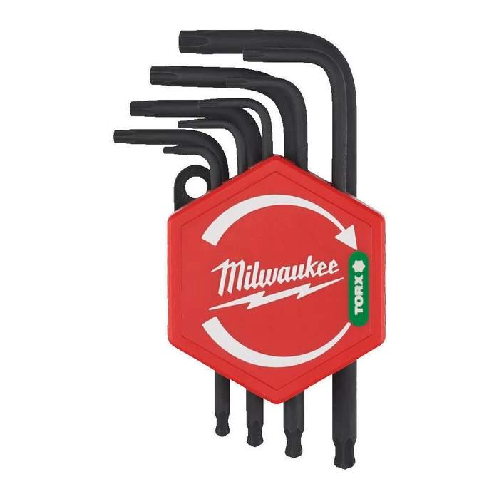 Milwaukee 9pc Torx L-Key Set (T8, T9, T10, T15, T20, T25, T27, T30, T40)