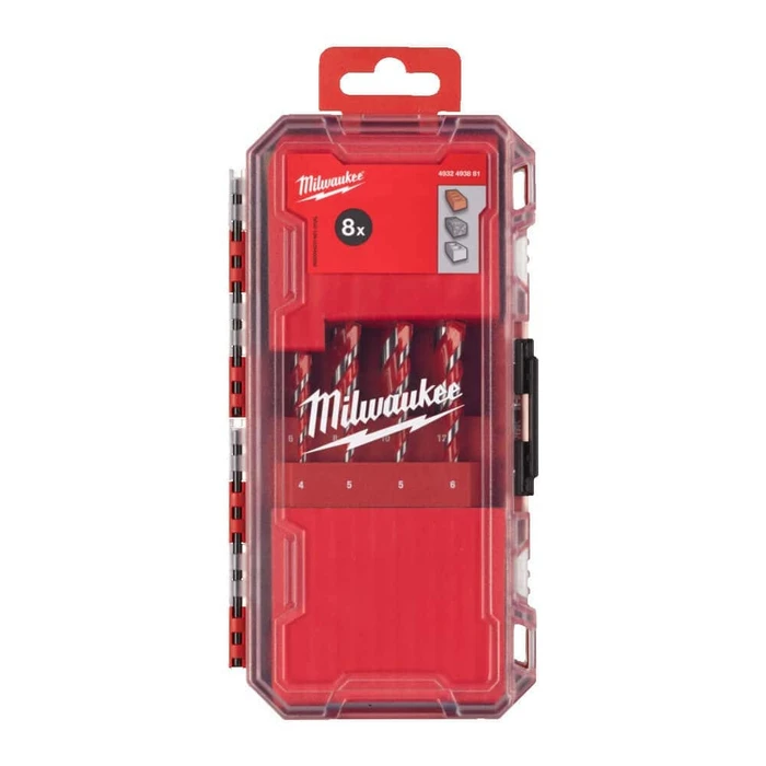 Milwaukee Set 8 Carbide TCT Hole Saws for Building Materials 4932493881