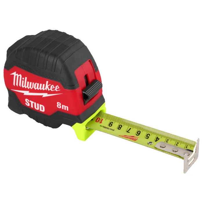 Milwaukee Tape Measure 8 m 33 mm Finger-Stop Model 4932498765