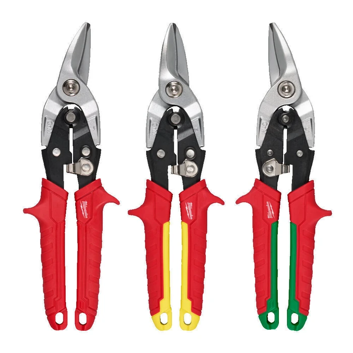 Milwaukee Tin Snips / Shears Set (Left / Straight / Right) 4932499020