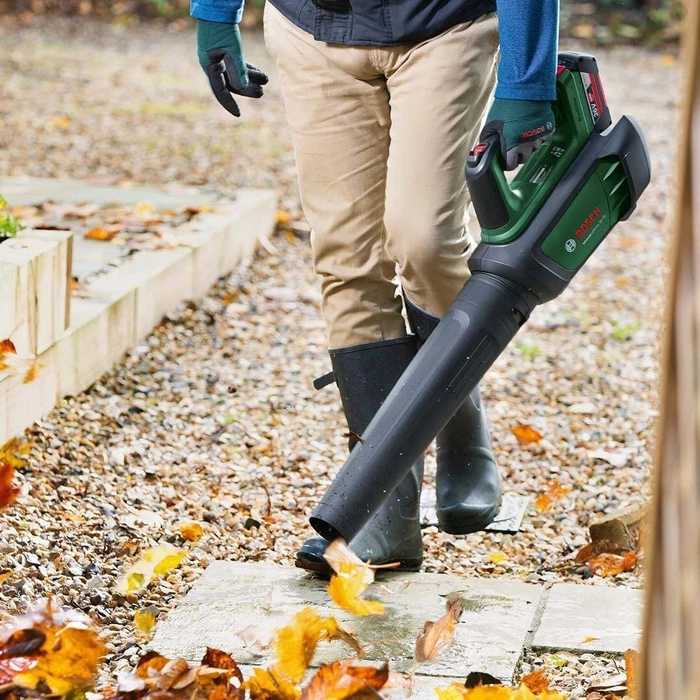Bosch AdvancedLeafBlower 36V-750 Φυσητήρας Μπαταρίας (πράσινο/μαύρο, Li‑Ion 2,0Ah, POWER FOR ALL)