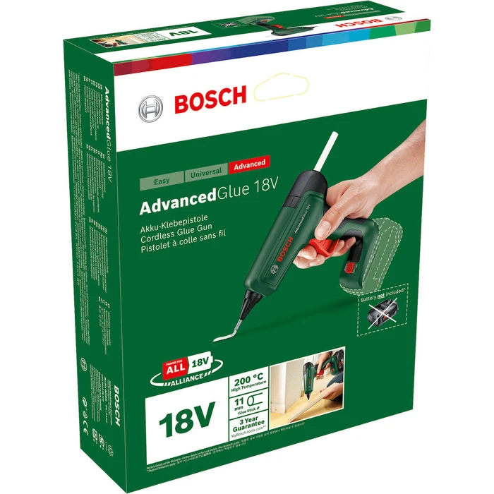 Bosch Εργαλεία θερμοκόλλησης Bosch AdvancedGlue 18V Κόλλα πιστόλι μπαταρίας