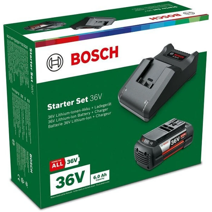 Bosch Powertools Starter-Set 36V (GBA 36V 6.0Ah + AL 36V-20) - 36V POWER FOR ALL battery + charger