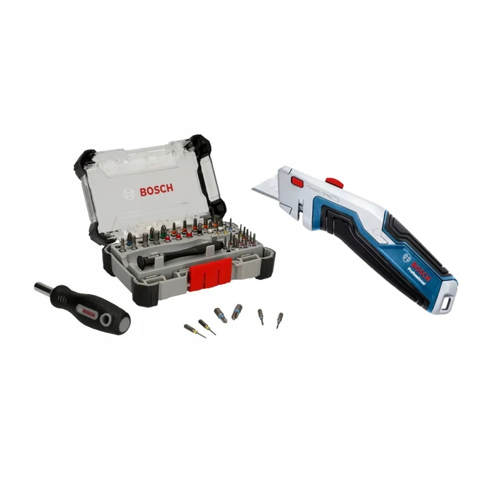 Bosch Precision Bit Set 42 pcs + Retractable Universal Knife (061599766R)
