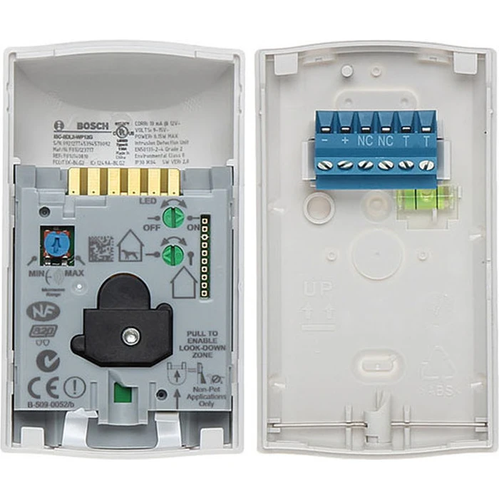 Bosch PET Ενσύρματος Αισθητήρας Κίνησης Μικροκυμάτων & Υπερύθρων 94° 12m ISC-BDL2-WP12GE