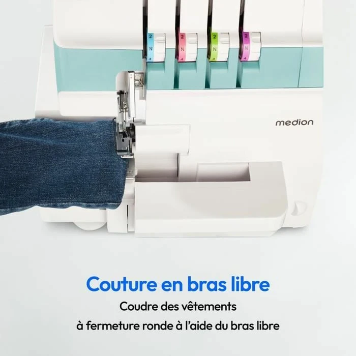 Medion LIFE MD19169 Overlock ραπτομηχανή SO90 τιρκουάζ