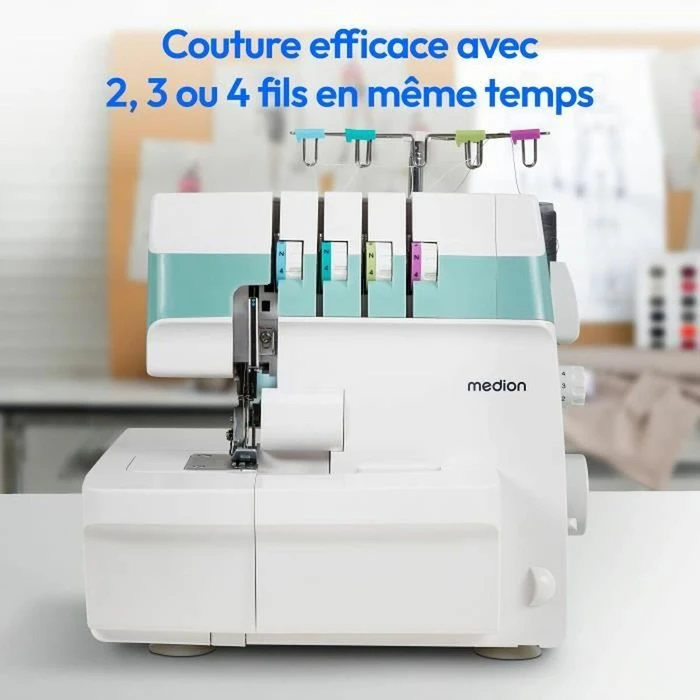 Medion LIFE MD19169 Overlock ραπτομηχανή SO90 τιρκουάζ