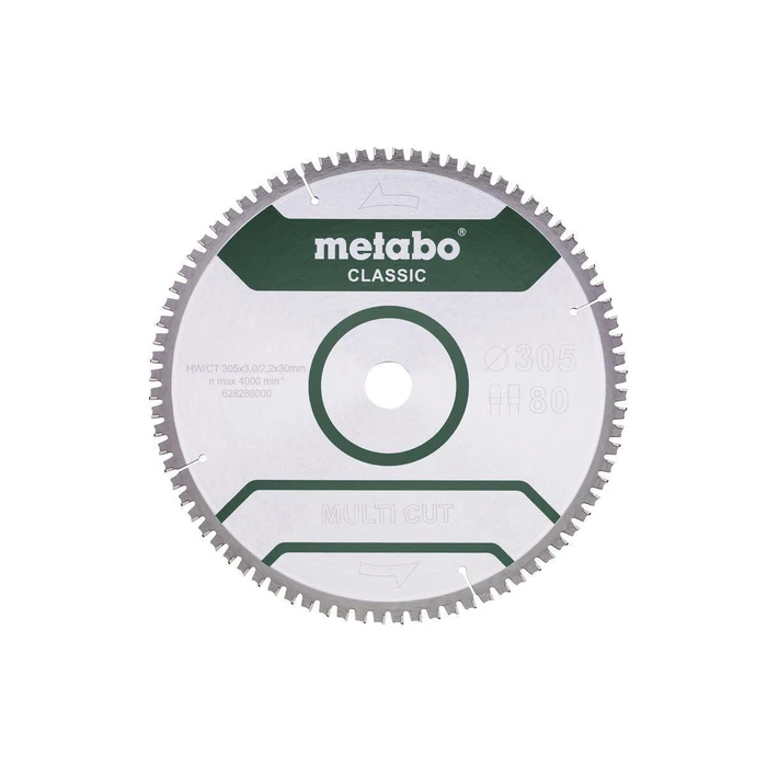 Metabo Circular Saw Blade FZ/TZ 305 x 30 x 3 mm, 80 Teeth