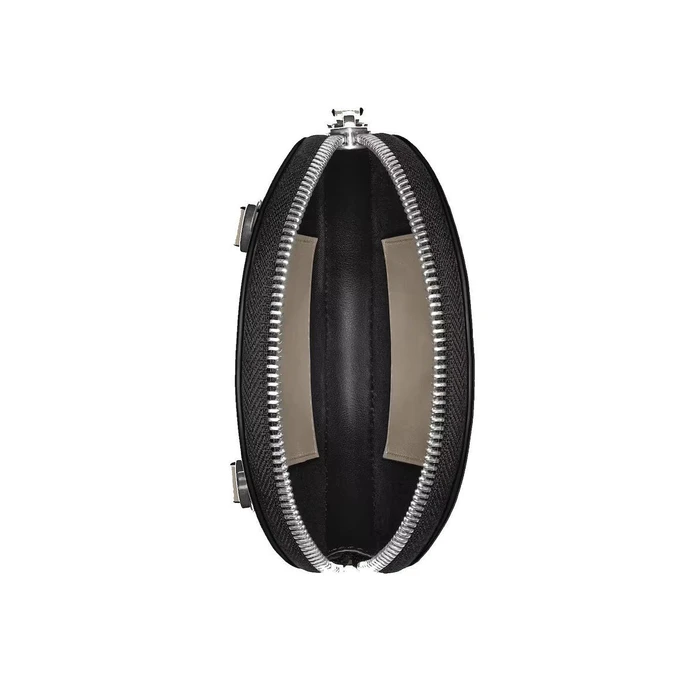 MontBlanc Δερμάτινο Πορτοφόλι Καρτών Γκρι MB131259