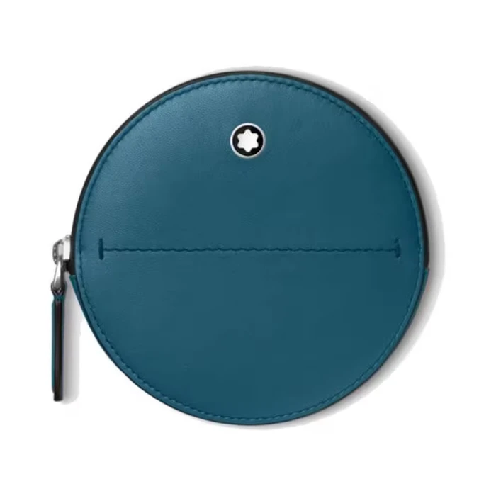 MontBlanc Δερμάτινο Πορτοφόλι Καρτών Τιρκουάζ MB131261