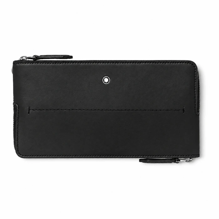MontBlanc Δερμάτινη Unisex Θήκη/Πορτοφόλι MB131264 Μαύρο