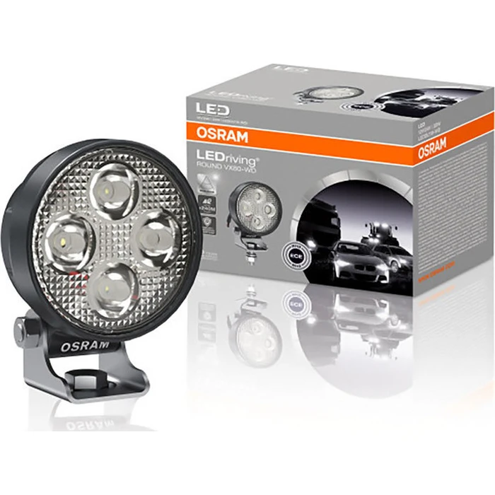 Osram Round VX80-WD Round LED Car Work/Projector Light Universal 12V 7.5W 1pc
