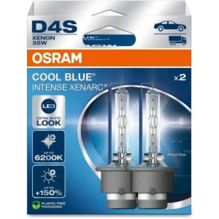 Osram D4s Cool Blue Intense Nextgen 6200K Xenon Headlight Bulbs D4S 42V 35W - 2 pcs