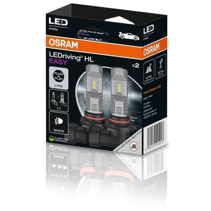 Osram Λάμπες Αυτοκινήτου H10 LED 6000K Ψυχρό Λευκό 12V 8.2W 2τμχ