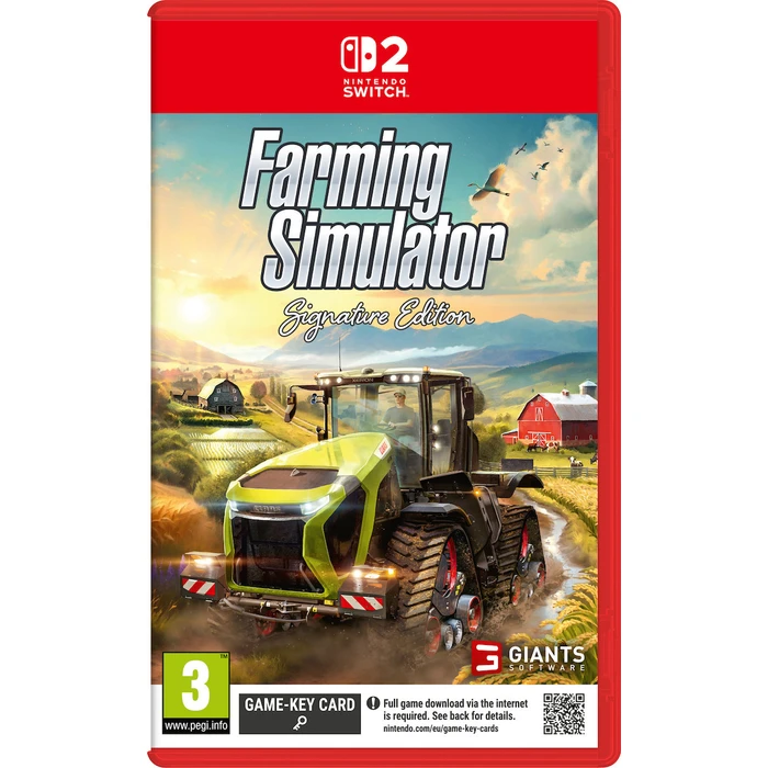 Giant NSW2 Farming Simulator Signature Edition Game Key Card