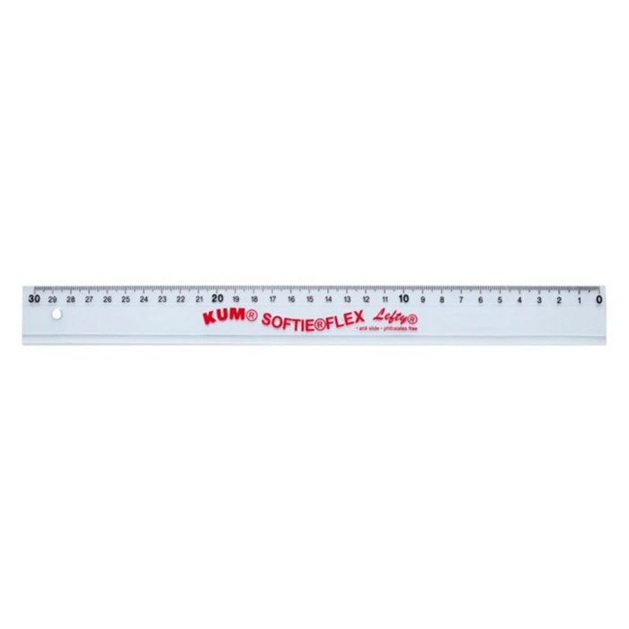 WEDO Lineal Lefty L1 Softie Flex - Ruler 15 cm (Left-handed)