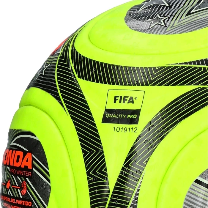 adidas FIFA World Cup 2026 Trionda Pro Winter Soccer Ball Green-Black-Silver JD8023