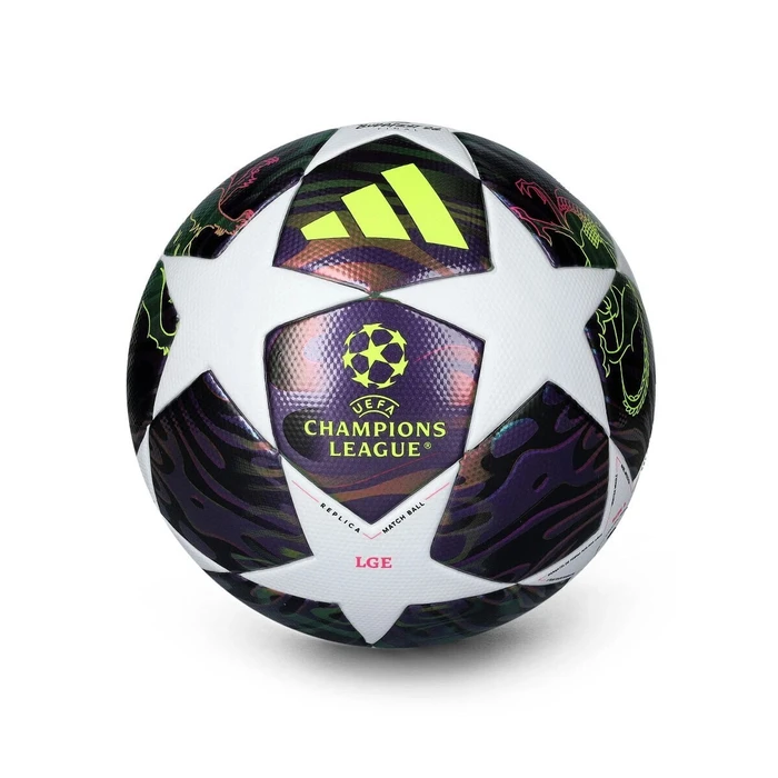 adidas UEFA Champions League Final 25/26 League Box JX9101 Football Ball (Training, Size 4) - Purple/White
