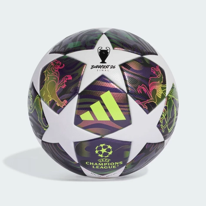 adidas UEFA Champions League Final 25/26 League JX9095 Football (Purple/White) - Size 5