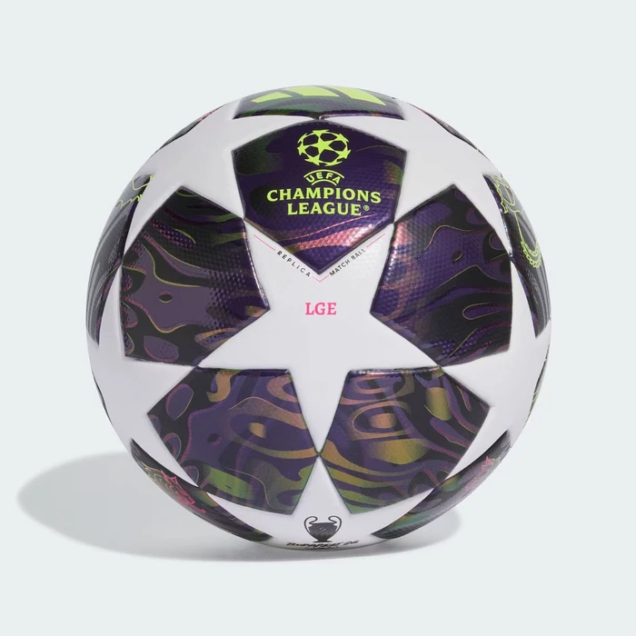 adidas UEFA Champions League Final 25/26 League JX9095 Football (Purple/White) - Size 5