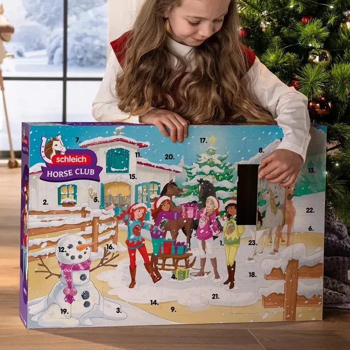 Schleich Μεγάλο Advent Calendar HORSE CLUB - Χριστουγεννιάτικο Έλκηθρο