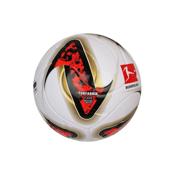 adidas Bundesliga 26/27 Torfabrik League Box HY5057 - Μπάλα Ποδοσφαίρου (Λευκό/Πορτοκαλί/Χρυσό)