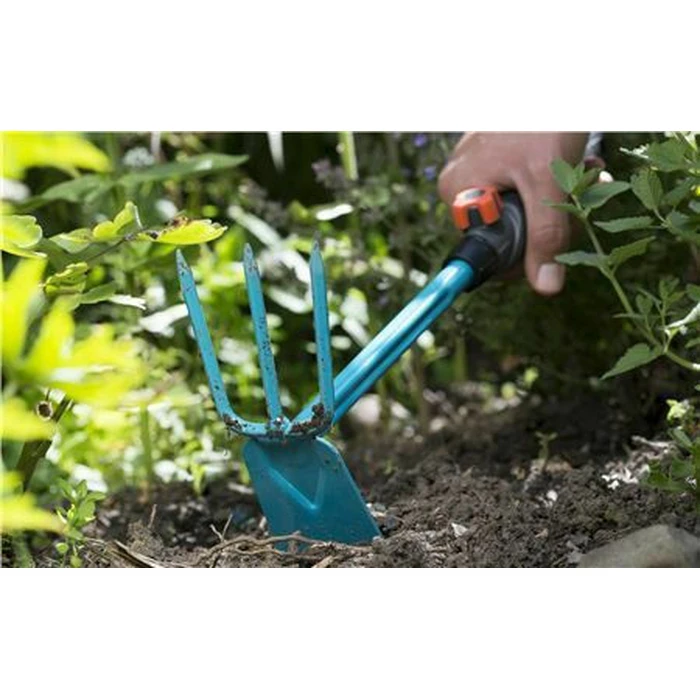 GARDENA combisystem μικρό σκαλιστήρι / χακί με ίσιο φύλλο, 2 δόντια (MPN 08913-20)
