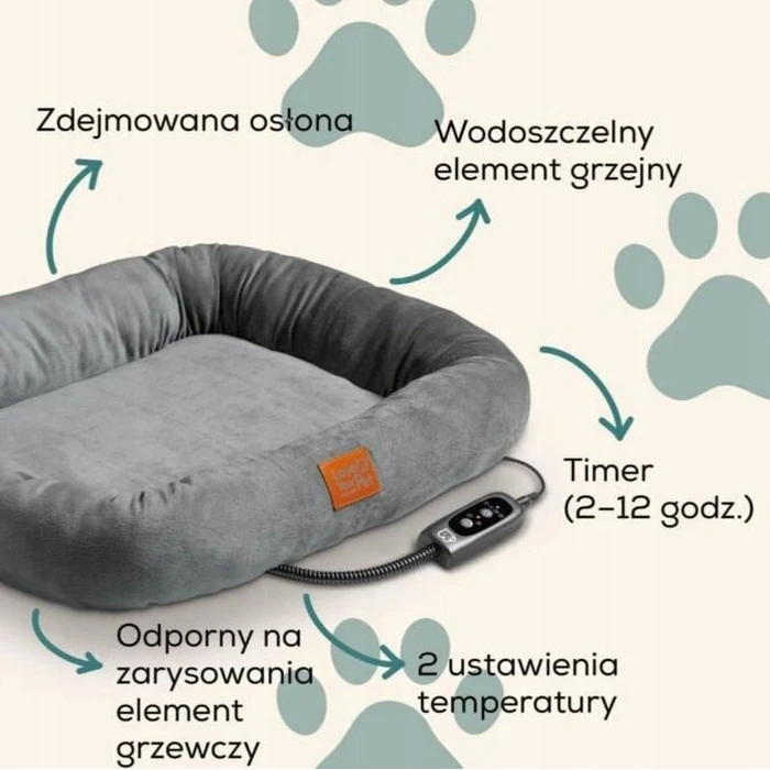 Beurer Pet Electric Bed PP250 KIRA Grey