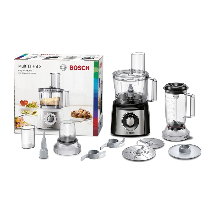 Bosch Food Processor MultiTalent 3 Black Stainless Steel MCM3501M
