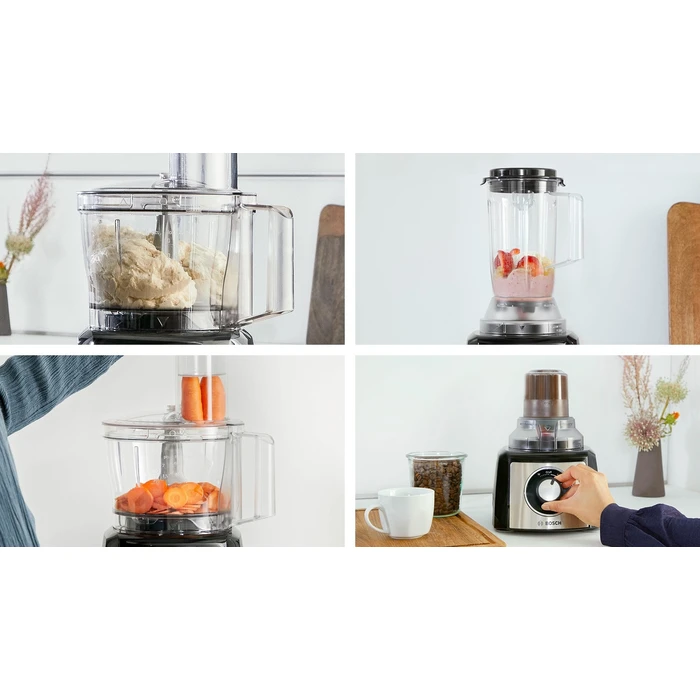 Bosch Food Processor MultiTalent 3 Black Stainless Steel MCM3501M