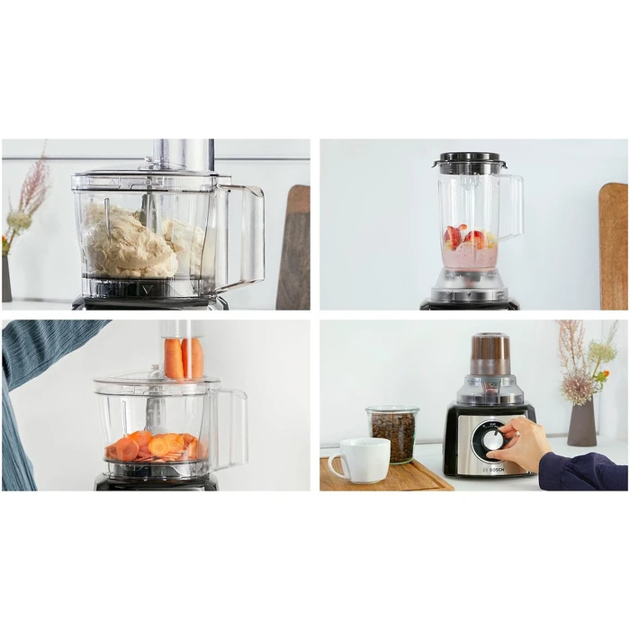 Bosch Food Processor MultiTalent 3 Black Stainless Steel MCM3501M