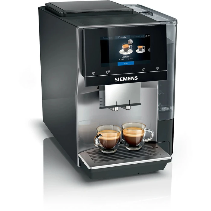 Siemens Αυτόματη Μηχανή Espresso EQ.700 TP715D01 1500W 19bar με Ενσωματωμένο Μύλο και Wi‑Fi, Μαύρη