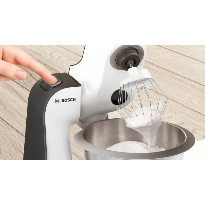 Bosch MUM 5 Serie 4 Κουζινομηχανή 1000W με Ανοξείδωτο Κάδο 3.9lt Λευκή