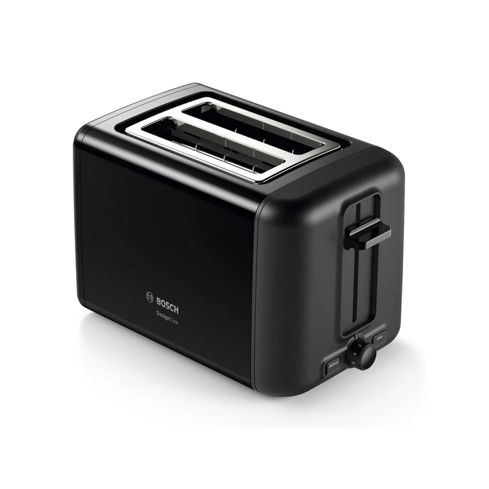 Bosch TAT3P423 Φρυγανιέρα 2 Θέσεων 970W Μαύρη
