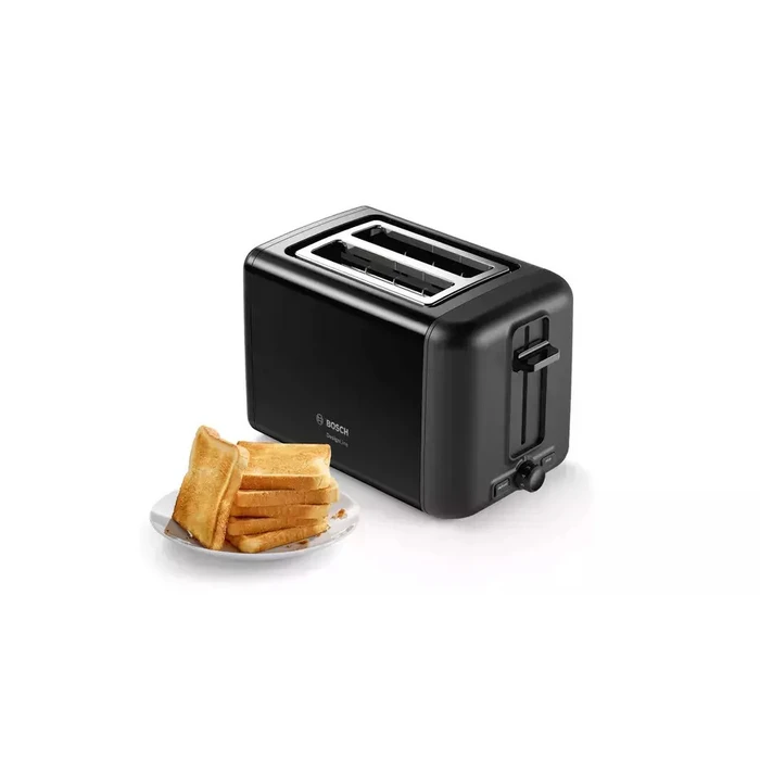 Bosch TAT3P423 2-Slice Toaster 970W Black