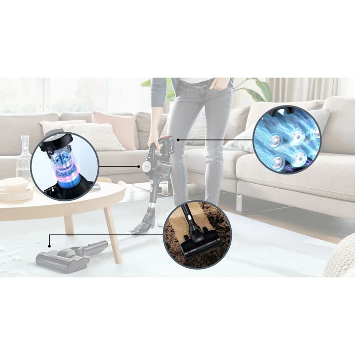 Ασύρματη Σκούπα Bosch BSS 715 FRSH Unlimited 7 schwarz