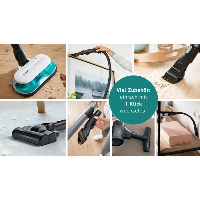 Bosch Ηλεκτρική Σκούπα Stick & Χειρός BSS 712XHYG Unlimited 7 ProHygienic Aqua