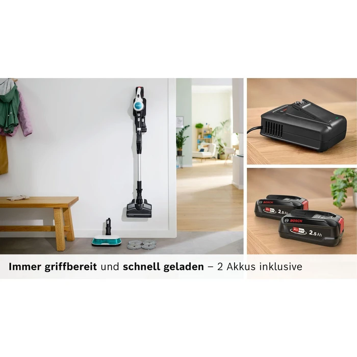 Bosch Ηλεκτρική Σκούπα Stick & Χειρός BSS 712XHYG Unlimited 7 ProHygienic Aqua