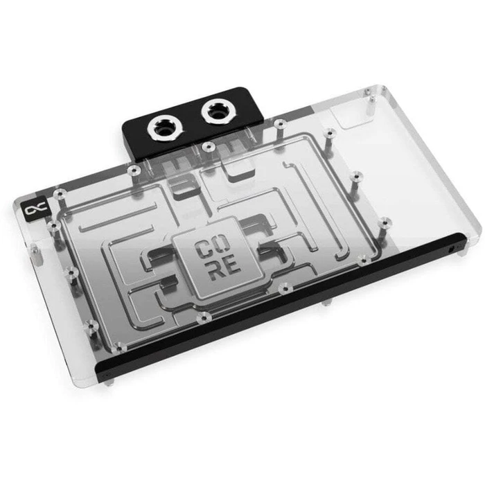 Alphacool Core GeForce RTX 5080 Solid + AMP μπλοκ υδρόψυξης με backplate, ακρυλικό μαύρο