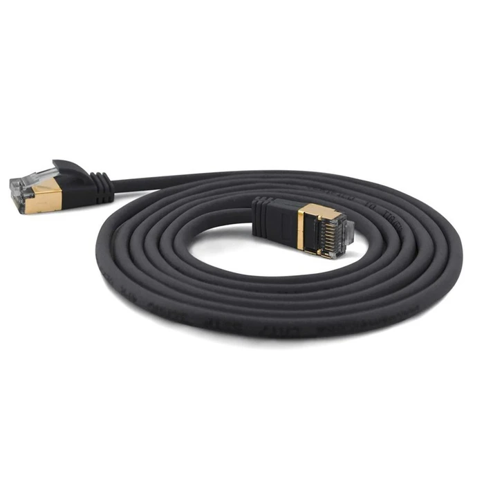 Wantec Patch καλώδιο SSTP Cat7/Cat6a 0,25m μαύρο