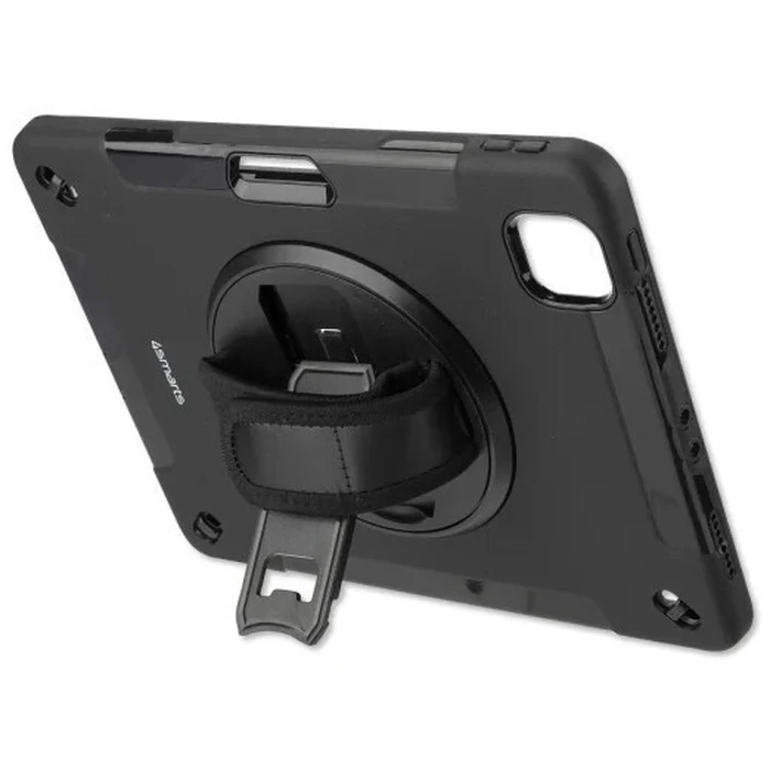 4smarts Durable Cover Strap Stand Tablet Case for Samsung Galaxy Tab S6 Lite P610/615 - Black