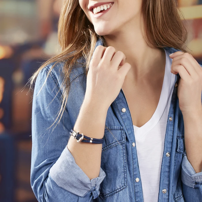 Paul Hewitt Phrep Medium Βραχιόλι με σχέδιο ʼγκυρα από Ασήμι PH-PH-N-S-N-M