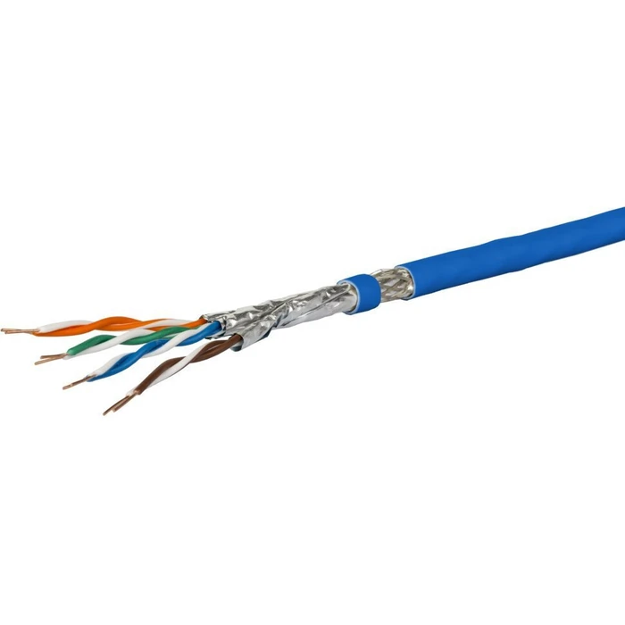 METZ CONNECT Verlegekabel Cat 7A S/FTP MC GC1300 pro22 LSZH Blue 100m Ring