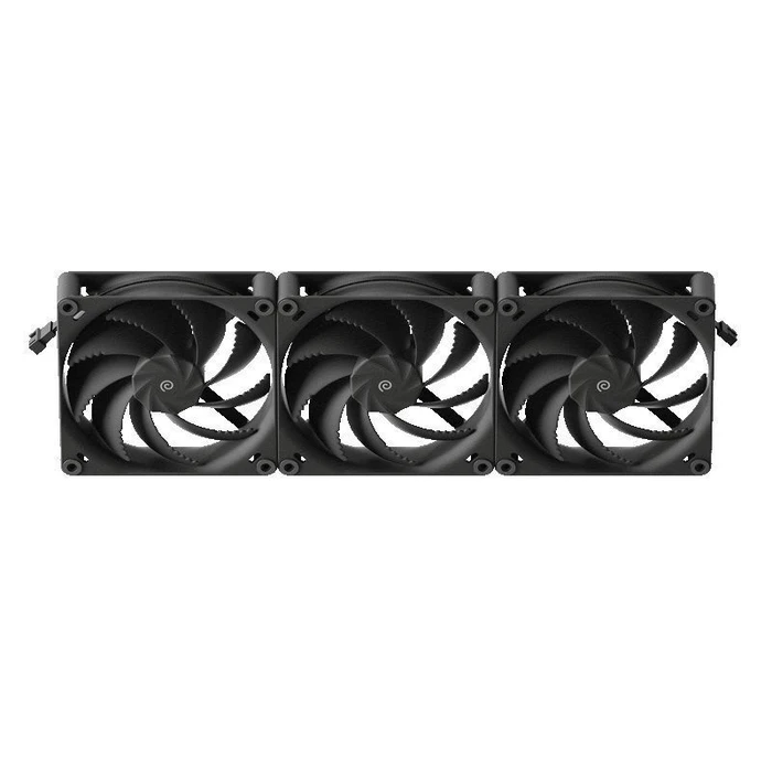 PC Fans Pro GamersWare HAVN H12 Triple Pack Black 120mm PWM