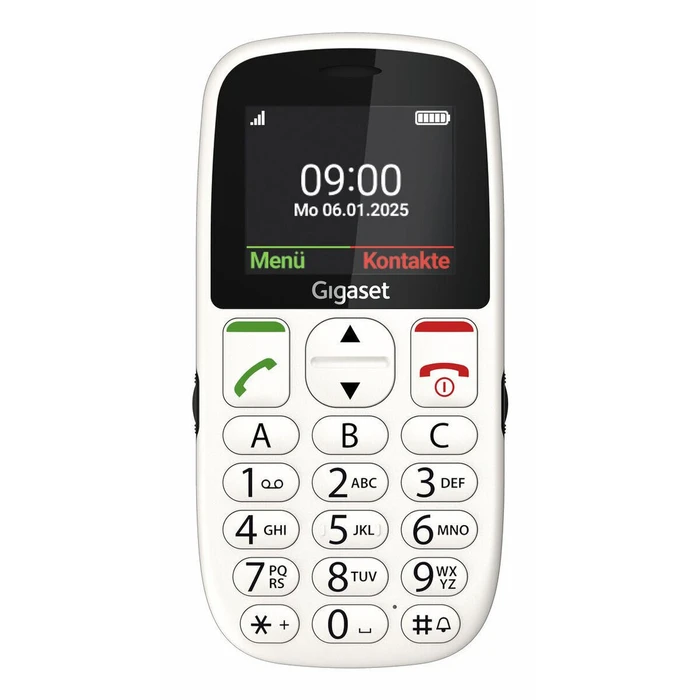 Gigaset GL395 Dual SIM Κινητό με Μεγάλα Κουμπιά Λευκό