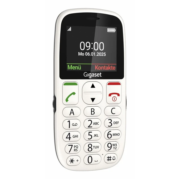 Gigaset GL395 Dual SIM Κινητό με Μεγάλα Κουμπιά Λευκό
