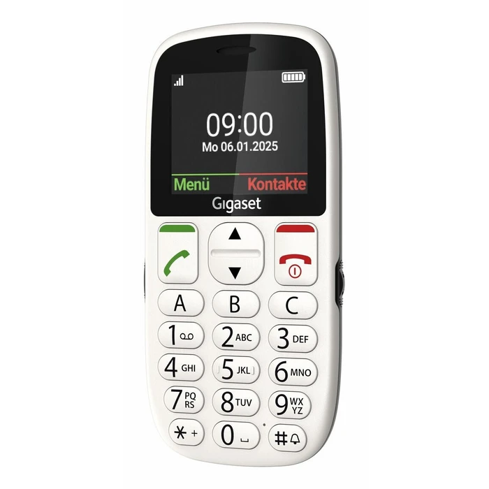 Gigaset GL395 Dual SIM Κινητό με Μεγάλα Κουμπιά Λευκό