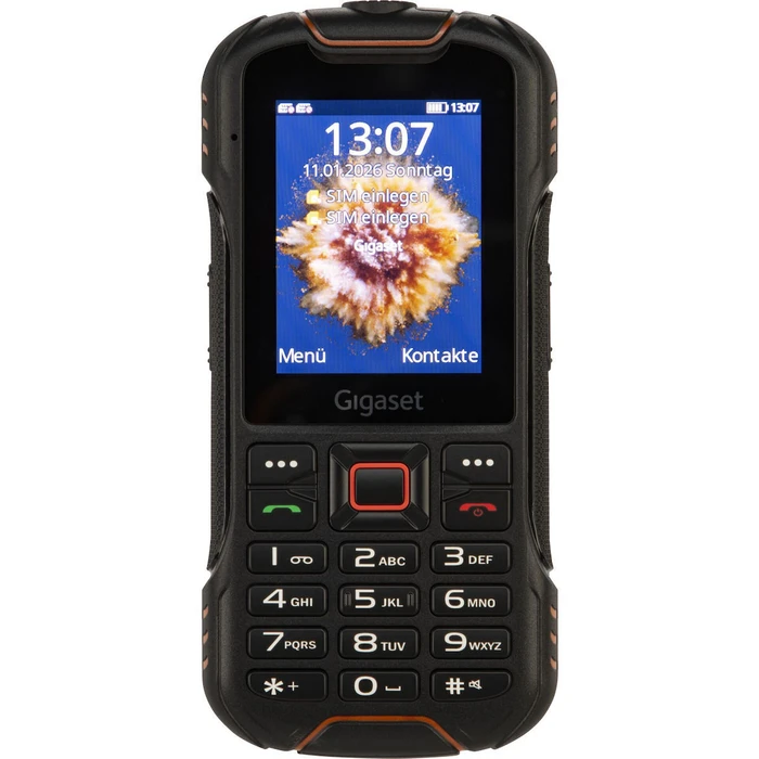 Gigaset GLX8 Plus Dual SIM Κινητό με Κουμπιά Μαύρο/Πορτοκαλί (S30853-H1250-R101)