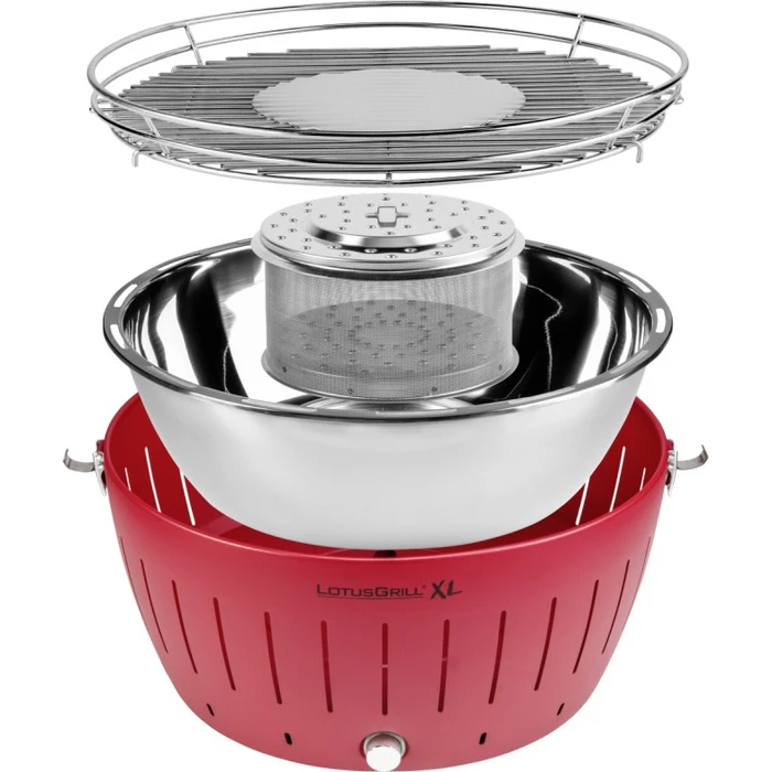 LotusGrill G435 XL Ανοξείδωτη Φορητή Ψησταριά Κάρβουνου 40.5 εκ. (G-RO-435P)