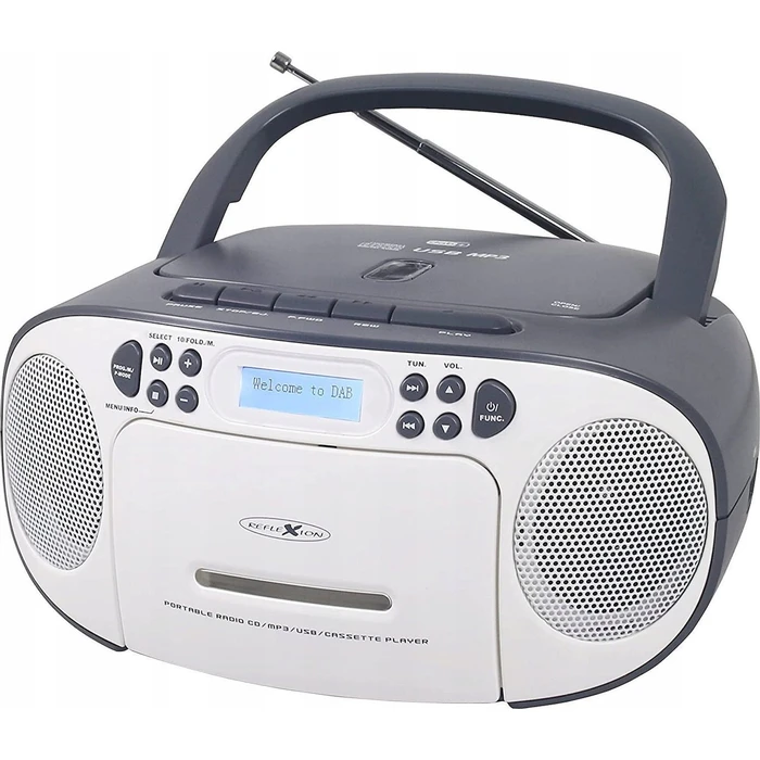 Reflexion RCR2260DAB Boombox λευκό/γκρι